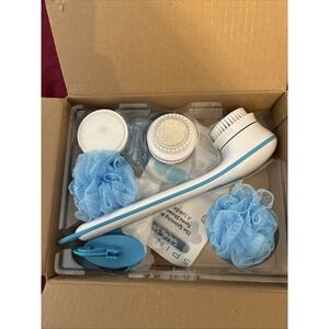Idea Village Spin Spa Spinning Spa Brush Pampering Cleanse Blue